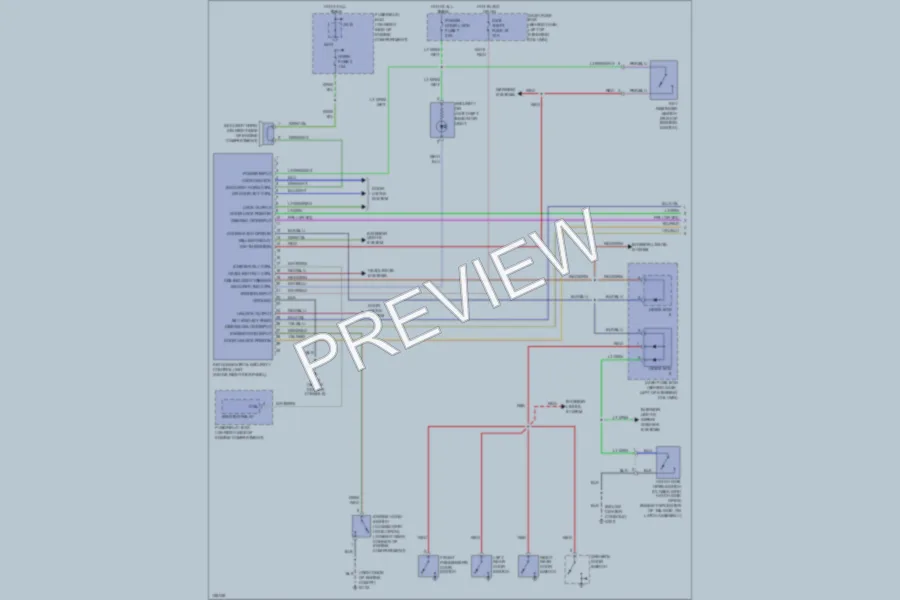 2000 Honda Passport Anti Theft wiring diagram preview