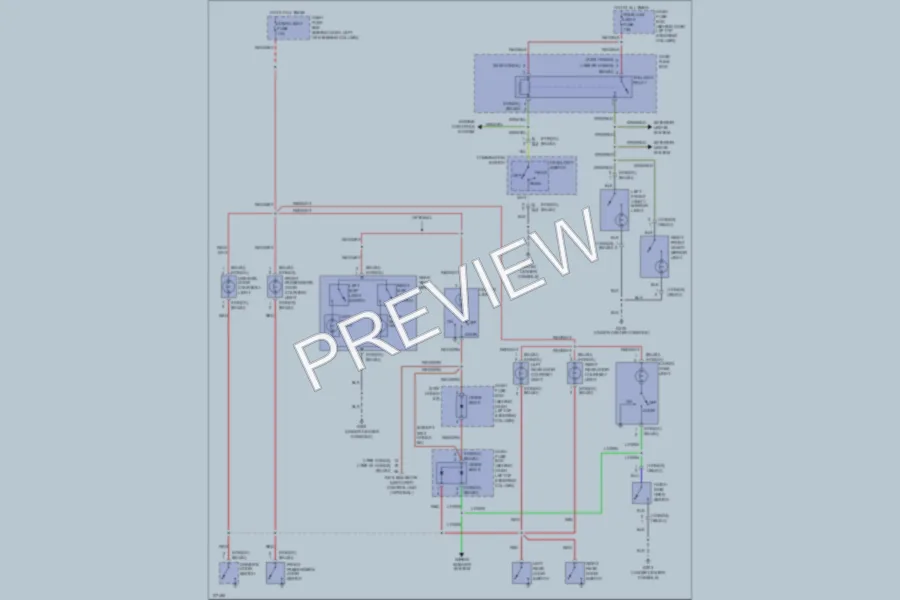 2000 Honda Passport Interior Lights wiring diagram preview