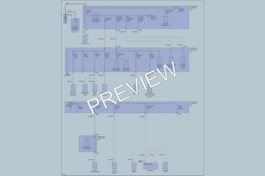 2000 Honda Prelude Power Distribution wiring diagram preview