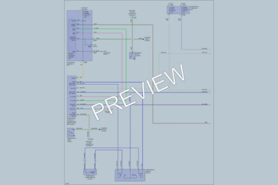 2000 Honda Prelude Power Windows wiring diagram preview
