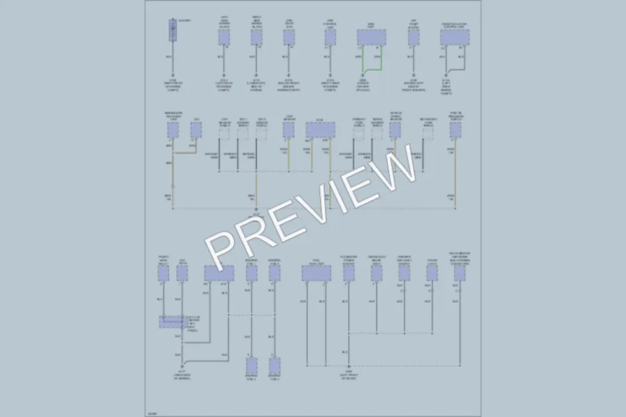 2000 Honda S2000 Ground Distribution wiring diagram preview