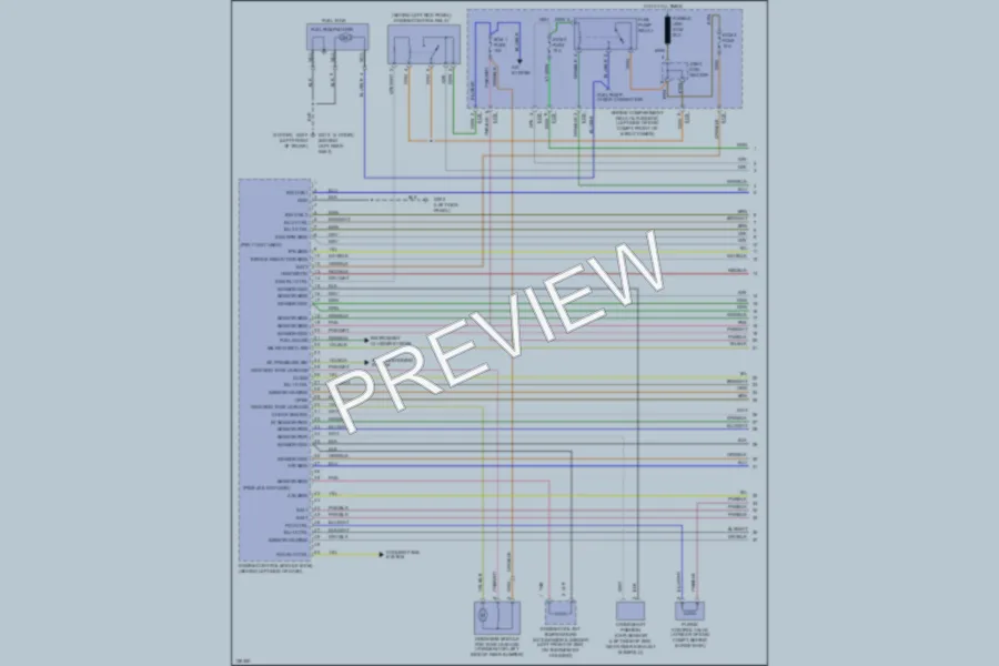 2000 Hyundai Accent Engine Performance wiring diagram preview