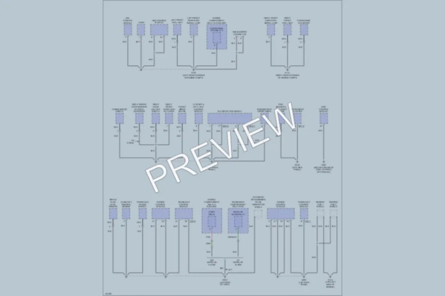 2000 Hyundai Accent Ground Distribution wiring diagram preview