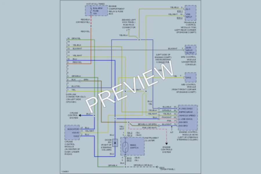 2000 Hyundai Elantra Computer Data Lines wiring diagram preview