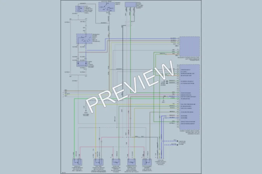 2000 Hyundai Elantra Engine Performance wiring diagram preview