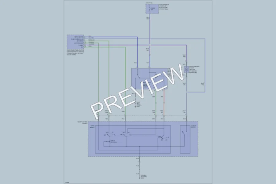 2000 Hyundai Elantra Wiper Washer wiring diagram preview