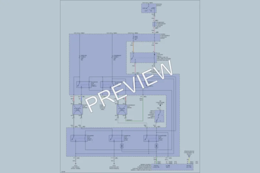 2000 Hyundai Sonata Cooling Fan wiring diagram preview
