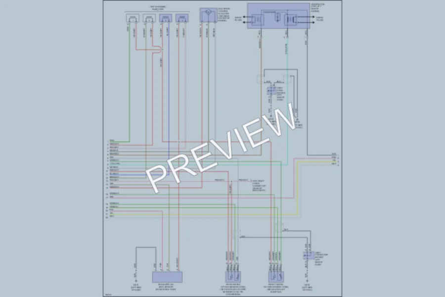 2000 Hyundai Tiburon Engine Performance wiring diagram preview
