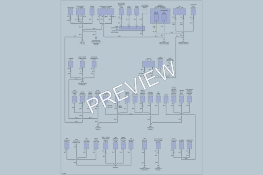 2000 Hyundai Tiburon Ground Distribution wiring diagram preview