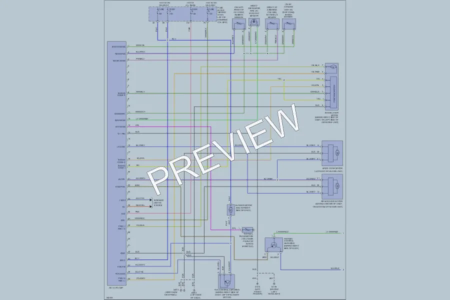 2000 Infiniti G20t Air Conditioning wiring diagram preview