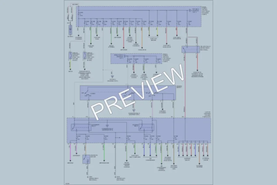 2000 Infiniti G20t Power Distribution wiring diagram preview