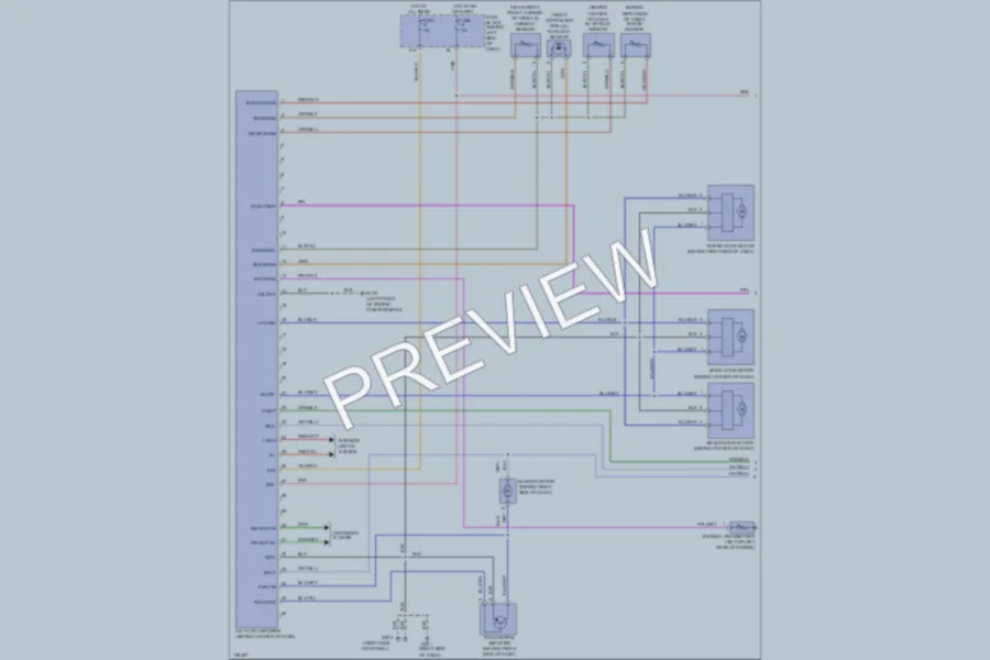 2000 Infiniti I30 Air Conditioning wiring diagram preview