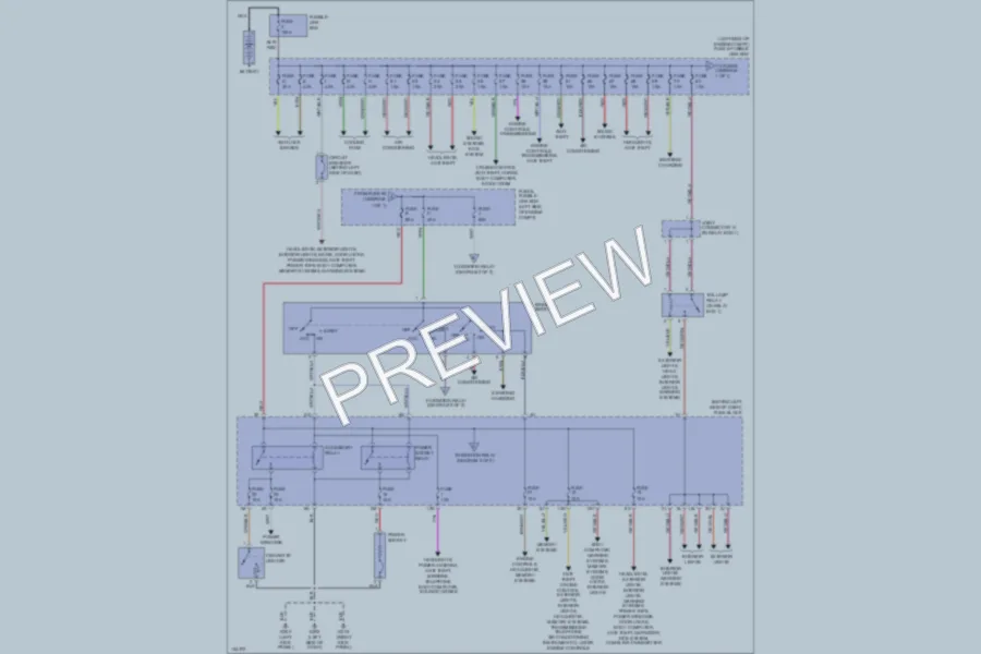 2000 Infiniti I30 Power Distribution wiring diagram preview