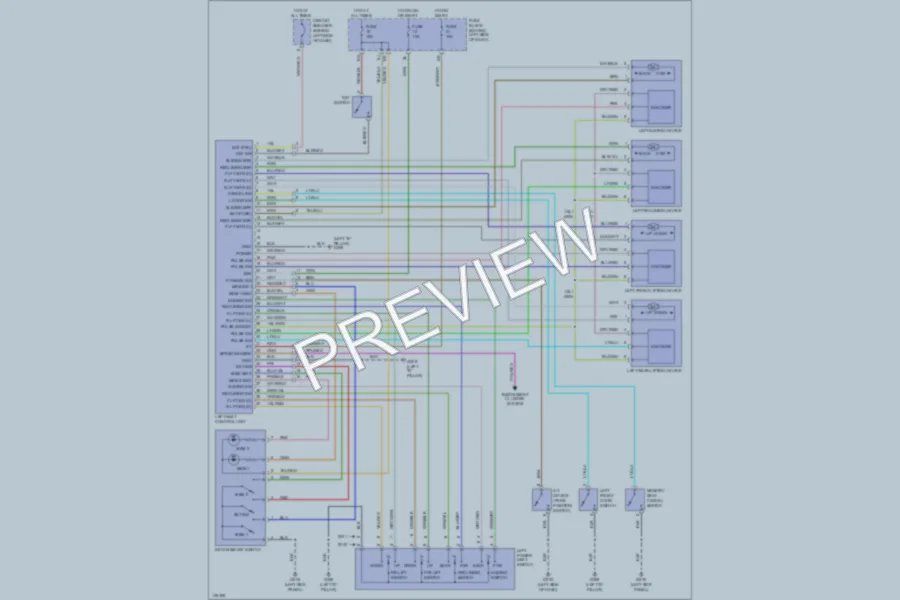 2000 Infiniti I30t Memory Systems wiring diagram preview