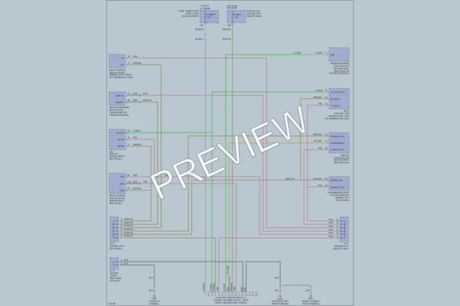 2000 Infiniti Q45 Computer Data Lines wiring diagram preview