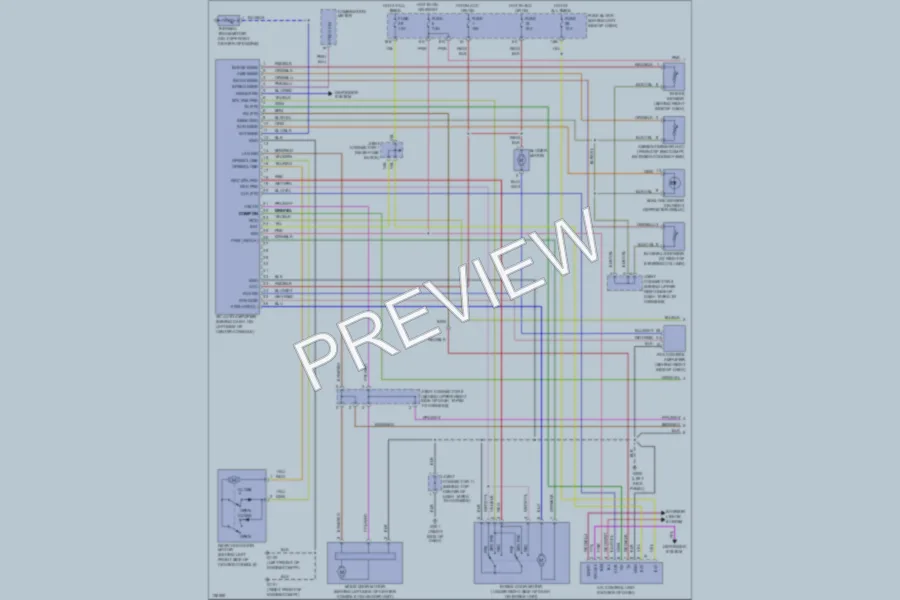 2000 Infiniti Q45t Air Conditioning wiring diagram preview