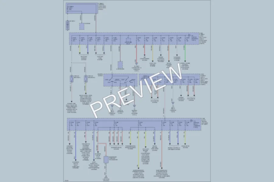2000 Infiniti Q45t Power Distribution wiring diagram preview