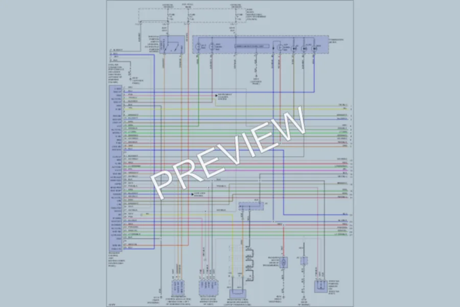 2000 Infiniti QX4 Transmission wiring diagram preview