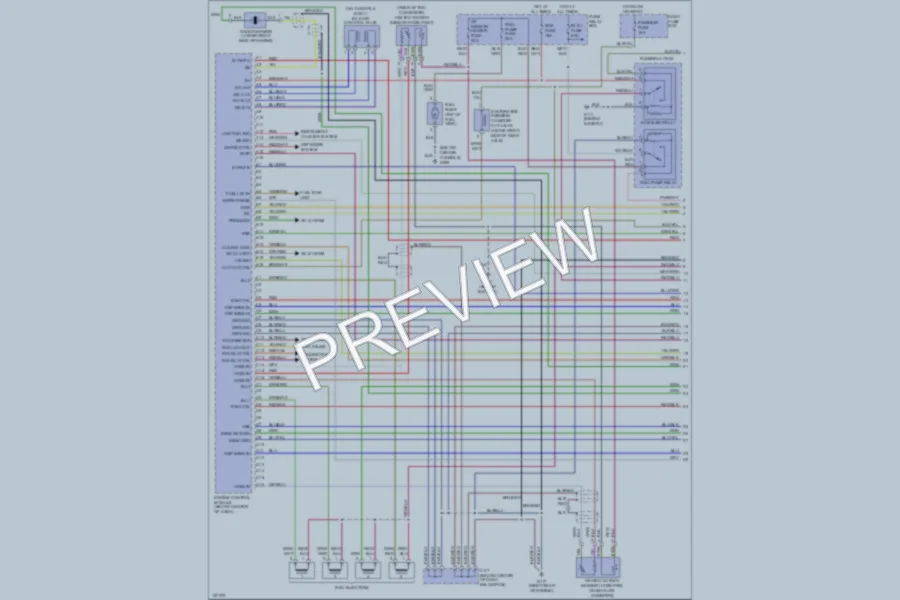 2000 Isuzu Amigo Engine Performance wiring diagram preview