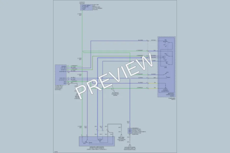 2000 Isuzu Amigo Wiper Washer wiring diagram preview