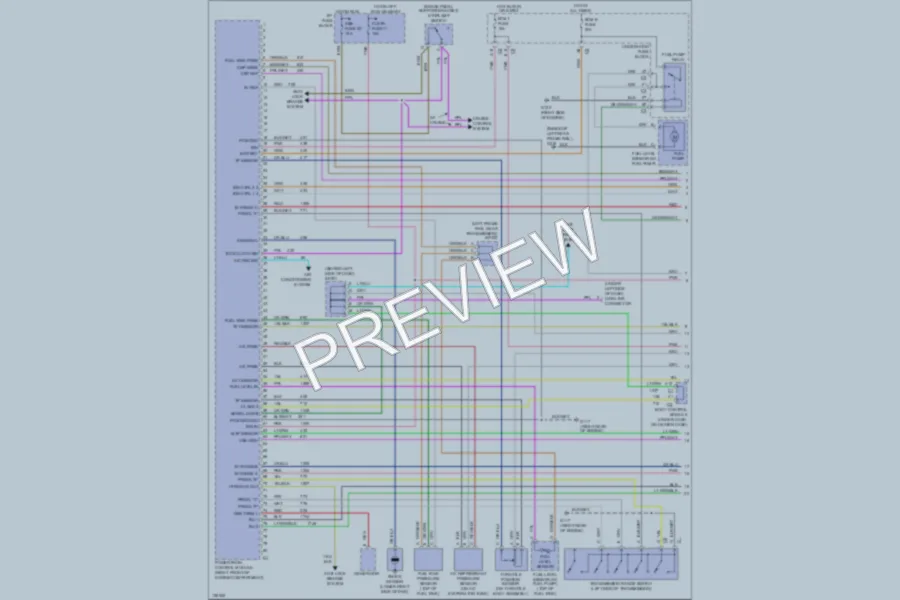 2000 Isuzu Hombre Engine Performance wiring diagram preview