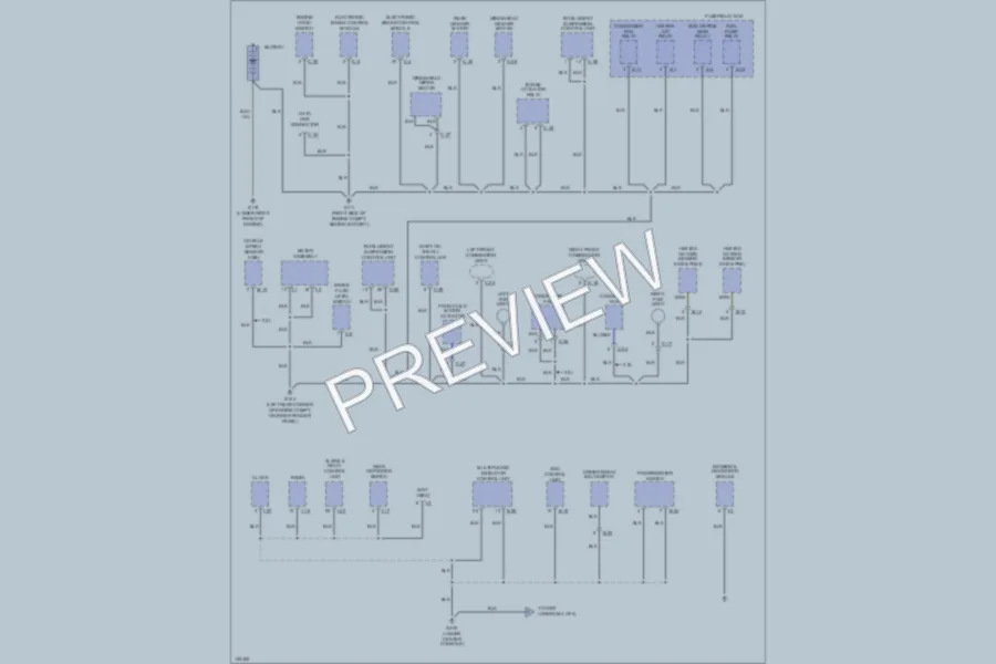 2000 Isuzu Rodeo Ground Distribution wiring diagram preview
