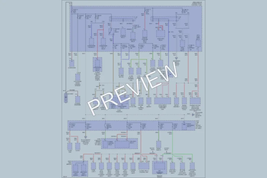2000 Isuzu Rodeo Power Distribution wiring diagram preview