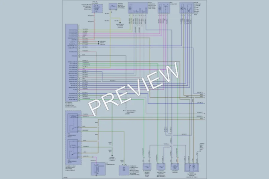 2000 Isuzu Trooper Air Conditioning wiring diagram preview