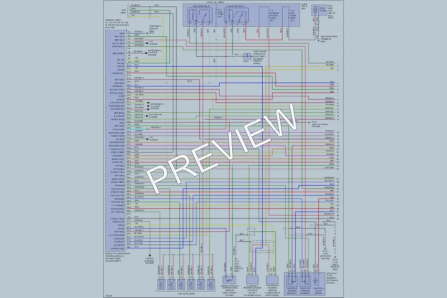2000 Isuzu Trooper Engine Performance wiring diagram preview
