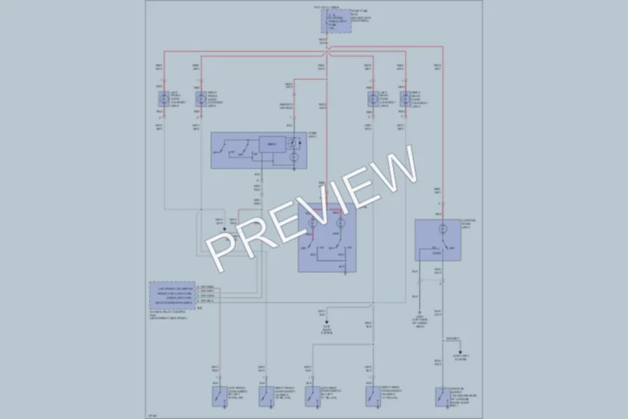 2000 Isuzu Trooper Interior Lights wiring diagram preview