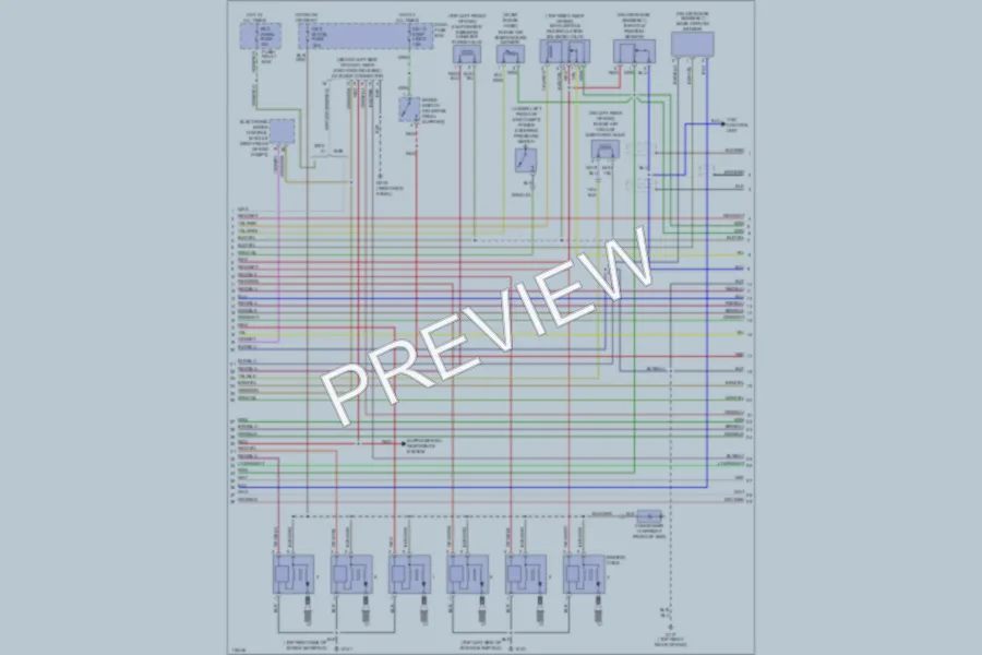 2000 Isuzu VehiCROSS Engine Performance wiring diagram preview
