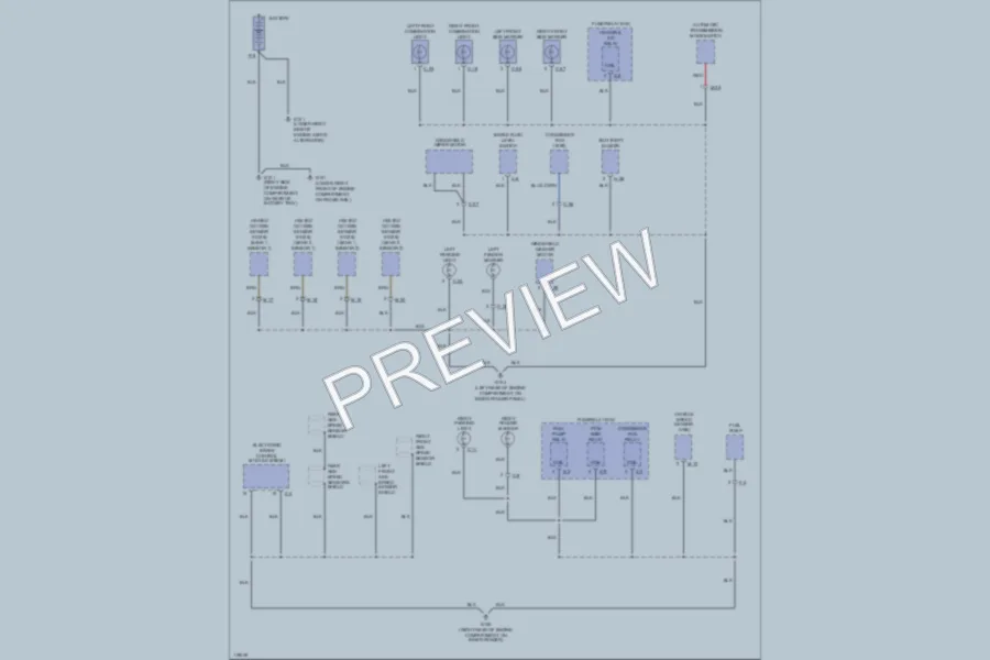 2000 Isuzu VehiCROSS Ground Distribution wiring diagram preview