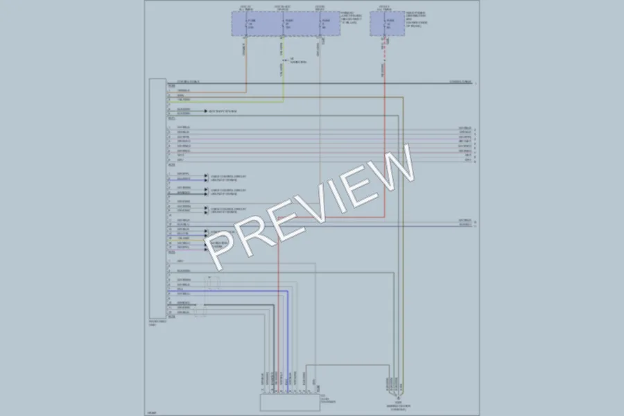 2000 Jaguar SType Radio wiring diagram preview