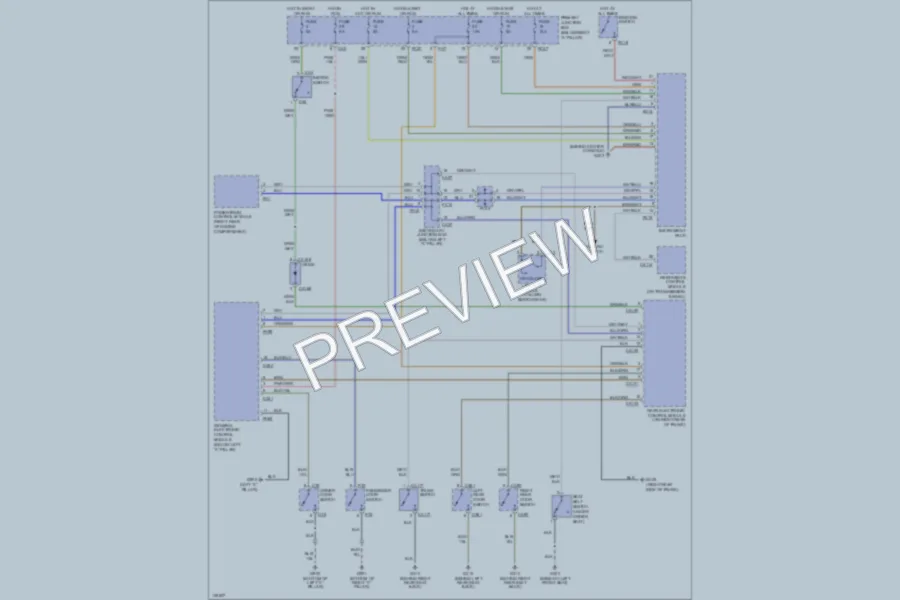 2000 Jaguar SType Warning Systems wiring diagram preview
