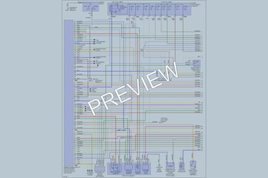 2000 Jaguar VandenPlas Engine Performance wiring diagram preview