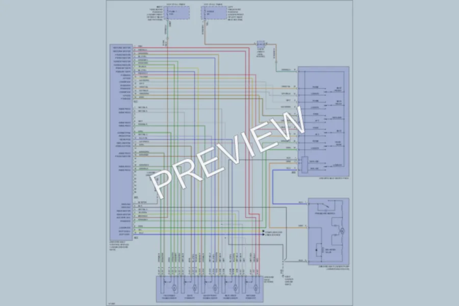2000 Jaguar VandenPlas Memory Systems wiring diagram preview