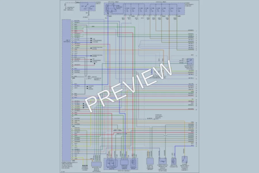 2000 Jaguar XJR Engine Performance wiring diagram preview