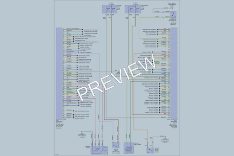 2000 Jaguar XKR Body Control Modules wiring diagram preview