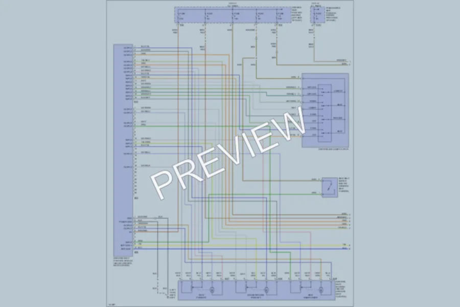 2000 Jaguar XKR Memory Systems wiring diagram preview