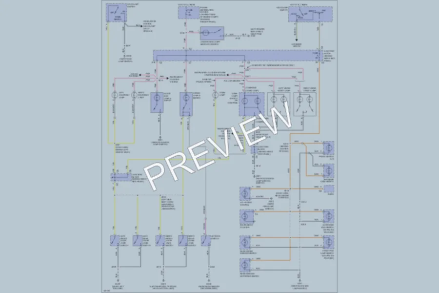2000 Jeep Cherokee Interior Lights wiring diagram preview