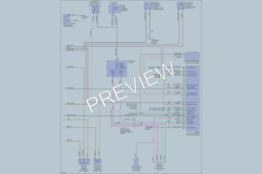 2000 Jeep Wrangler Engine Performance wiring diagram preview