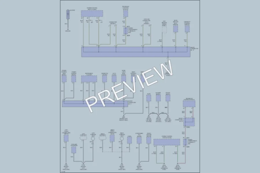 2000 Kia Spectra Ground Distribution wiring diagram preview