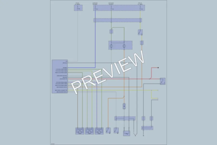 2000 Kia Sportage Anti Lock Brakes wiring diagram preview