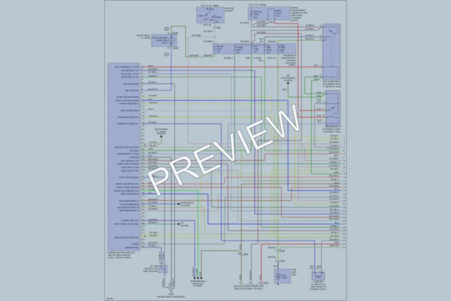 2000 Kia Sportage Engine Performance wiring diagram preview