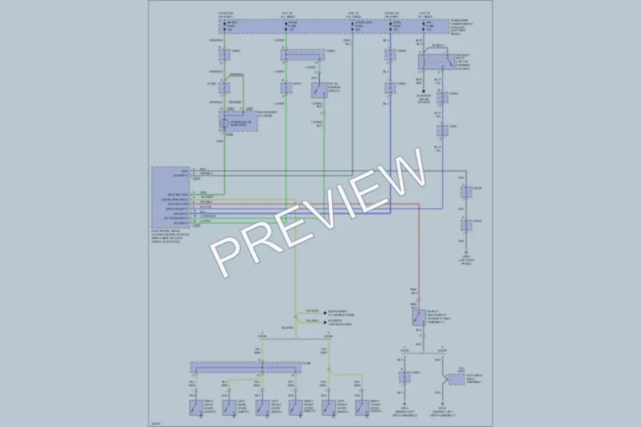 2000 Kia Sportage Warning Systems wiring diagram preview