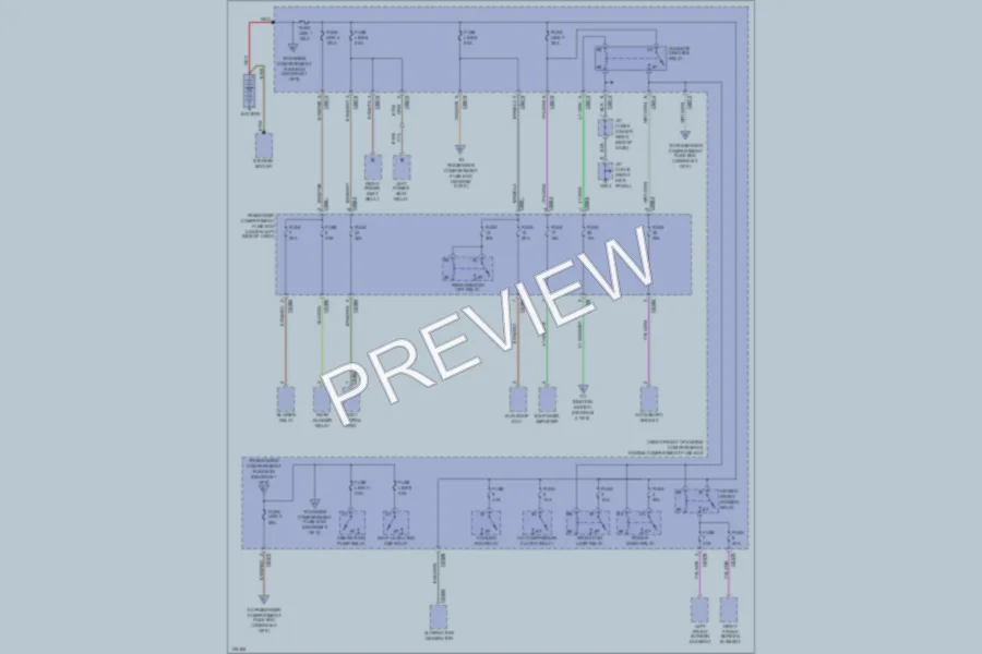 2000 LandRover Discovery Power Distribution wiring diagram preview