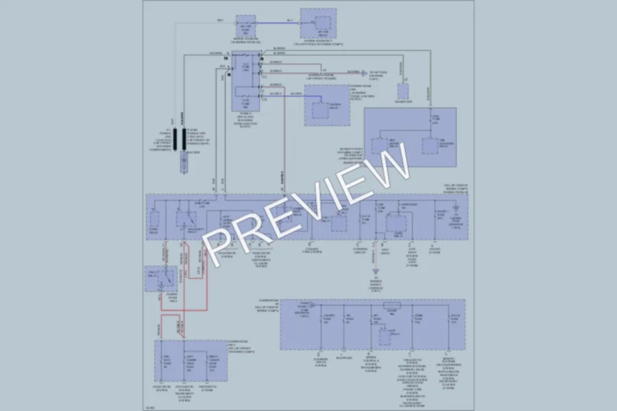 2000 Lexus ES300 Power Distribution wiring diagram preview