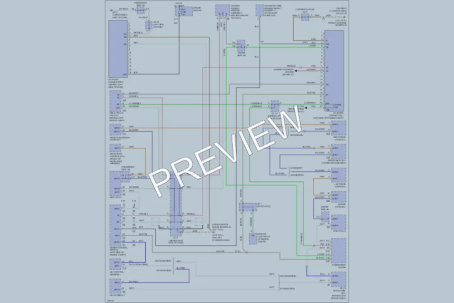 2000 Lexus GS300 Computer Data Lines wiring diagram preview