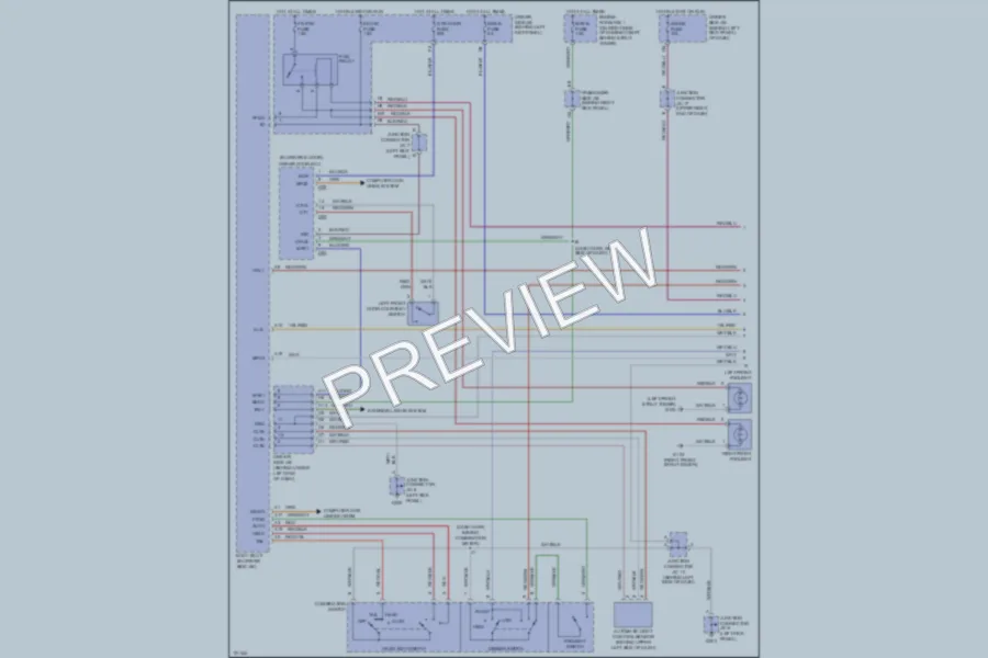 2000 Lexus GS300 Headlights wiring diagram preview