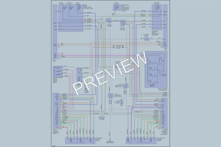 2000 Lexus GS300 Memory Systems wiring diagram preview